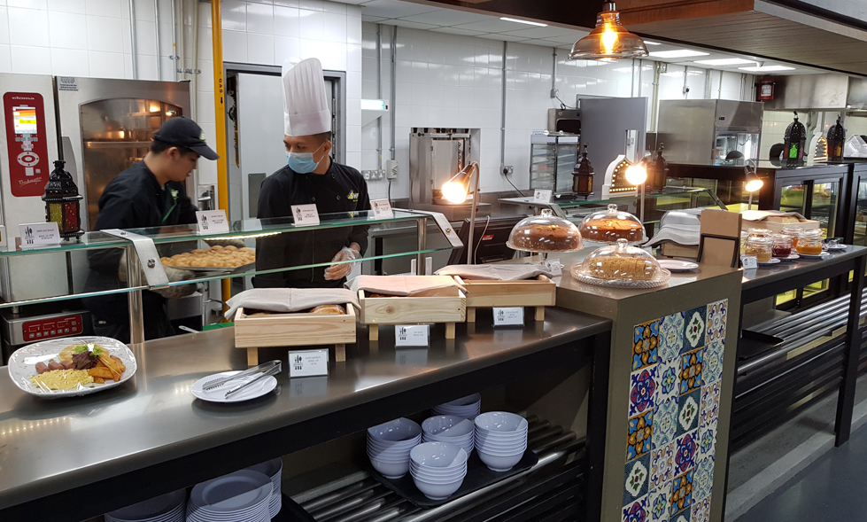 SHF Sky food operates at Air Asia RedQ Cafeteria